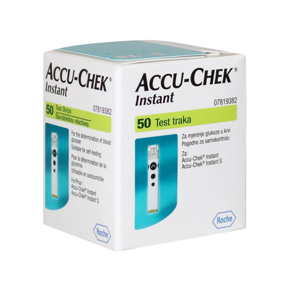 Accu-Chek Instant Blood Sugar Test Strips PROMO PACK 6's