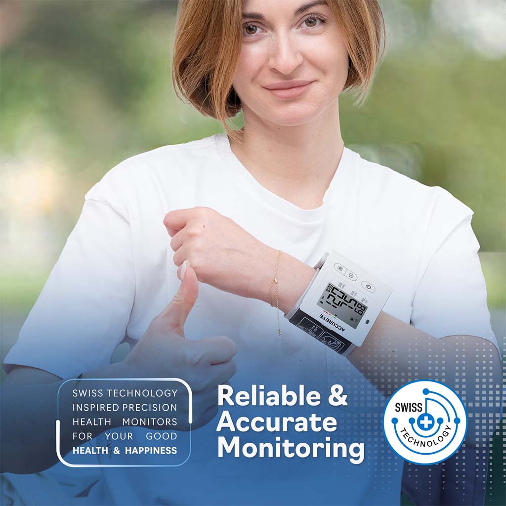 Accurete Wrist Blood Pressure Monitor Slim H30