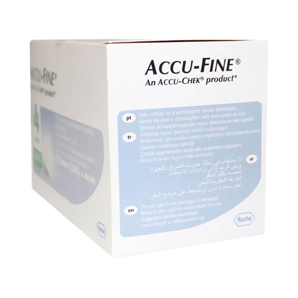 Accu-Fine Pen Needles 32 G x 4 mm 100's