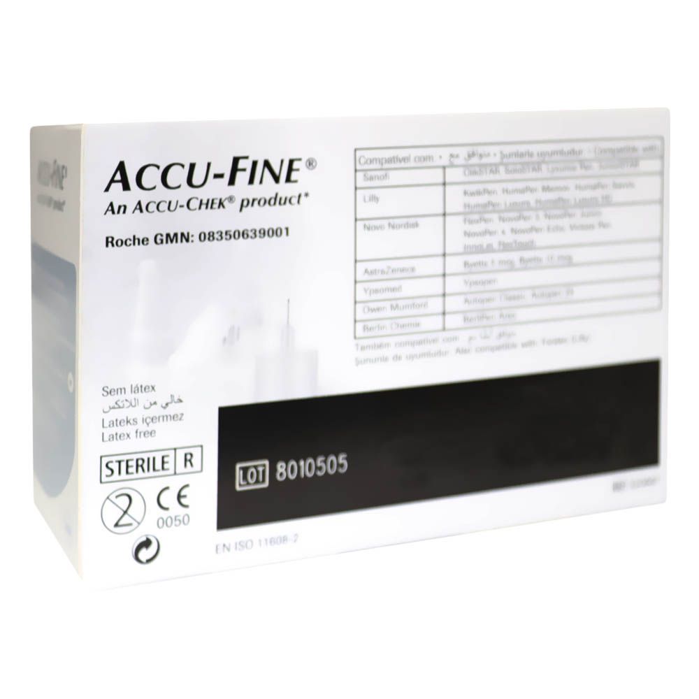 Accu-Fine Pen Needles 31 G x 6 mm 100's
