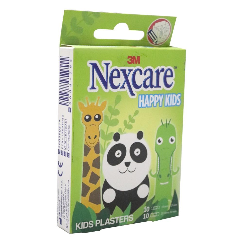 3M Nexcare Happy Kids Plasters Animal 20's