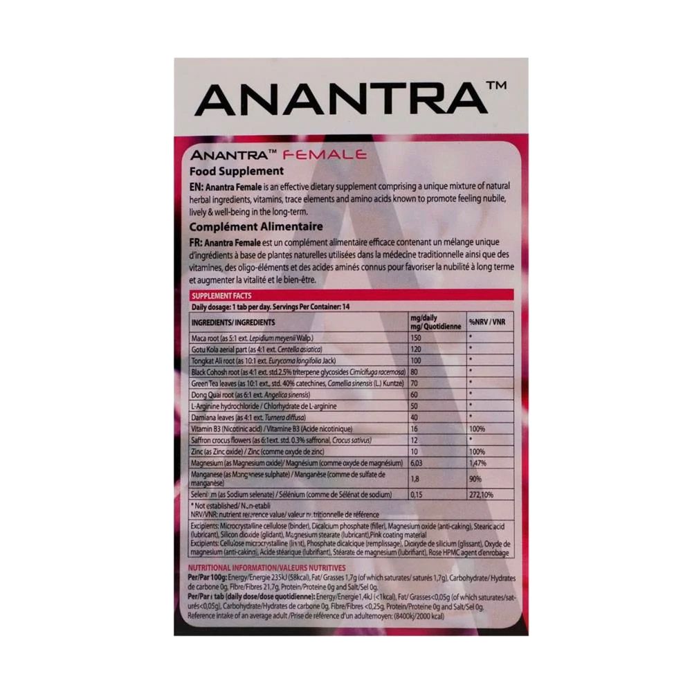Anantra™ Female Tablets 14's