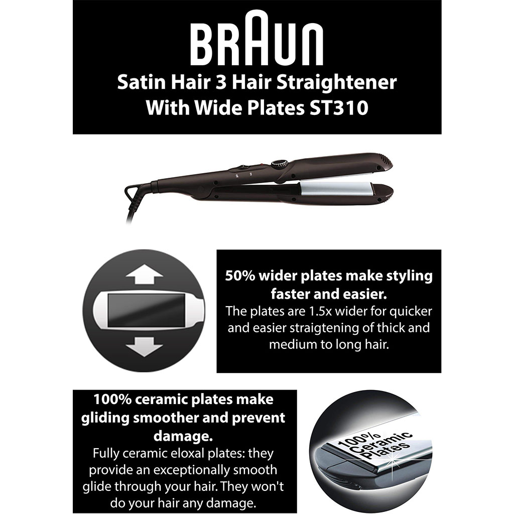 Braun Satin 3 Hair Straightener ST310