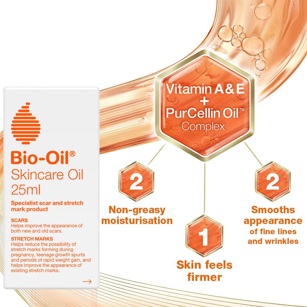 Bio-Oil Moisturising Skincare Oil For Scars & Stretch Marks 25ml