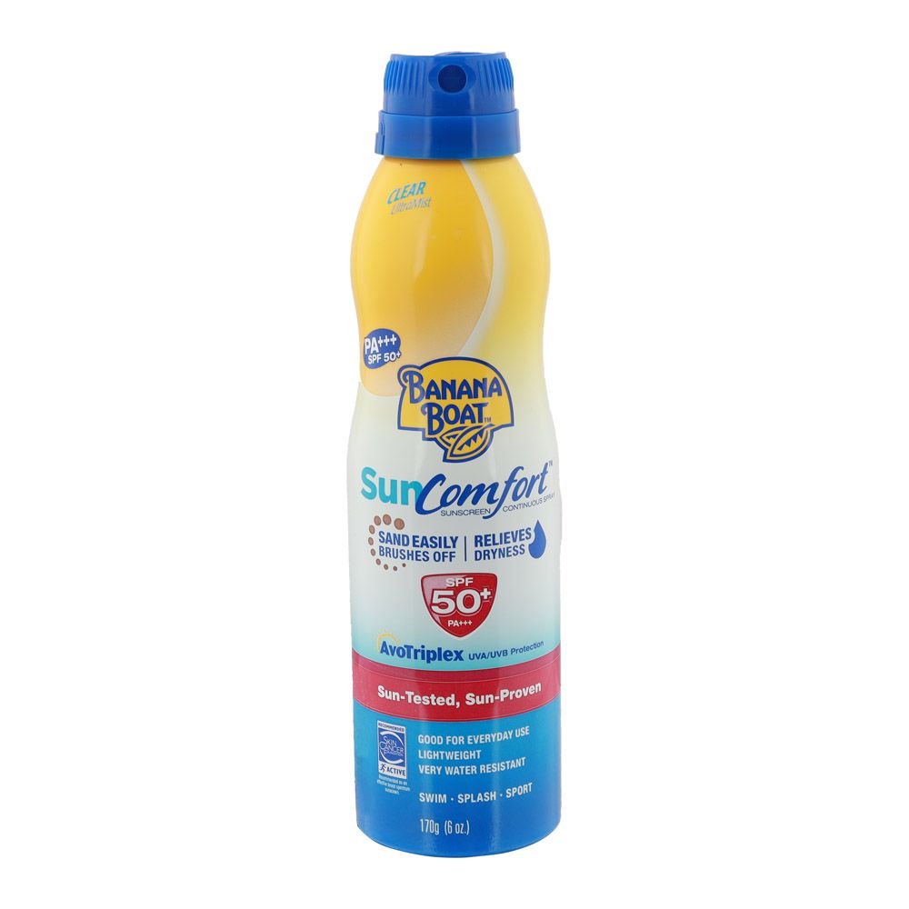Banana Boat Sun Comfort Sunscreen SPF50+ Spray 170 g