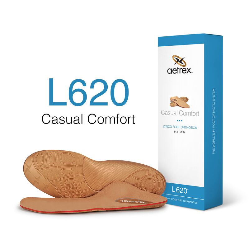 Aetrex Casual Comfort Lynco Foot Orthotics L620 Men 08
