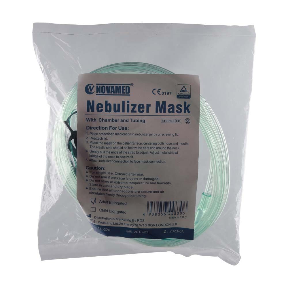 Novamed Nebulizer Mask Adult Elongated 1's