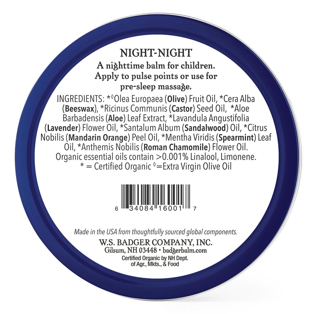 Badger Night-Night Balm 21 g