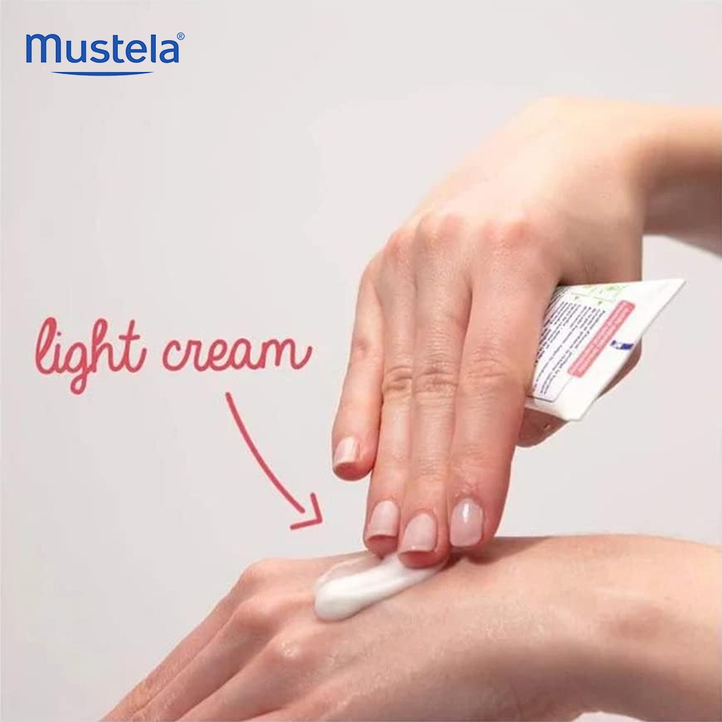 Mustela Baby Soothing Moisturising Face Cream For Sensitive Skin, Fragrance-Free 40ml