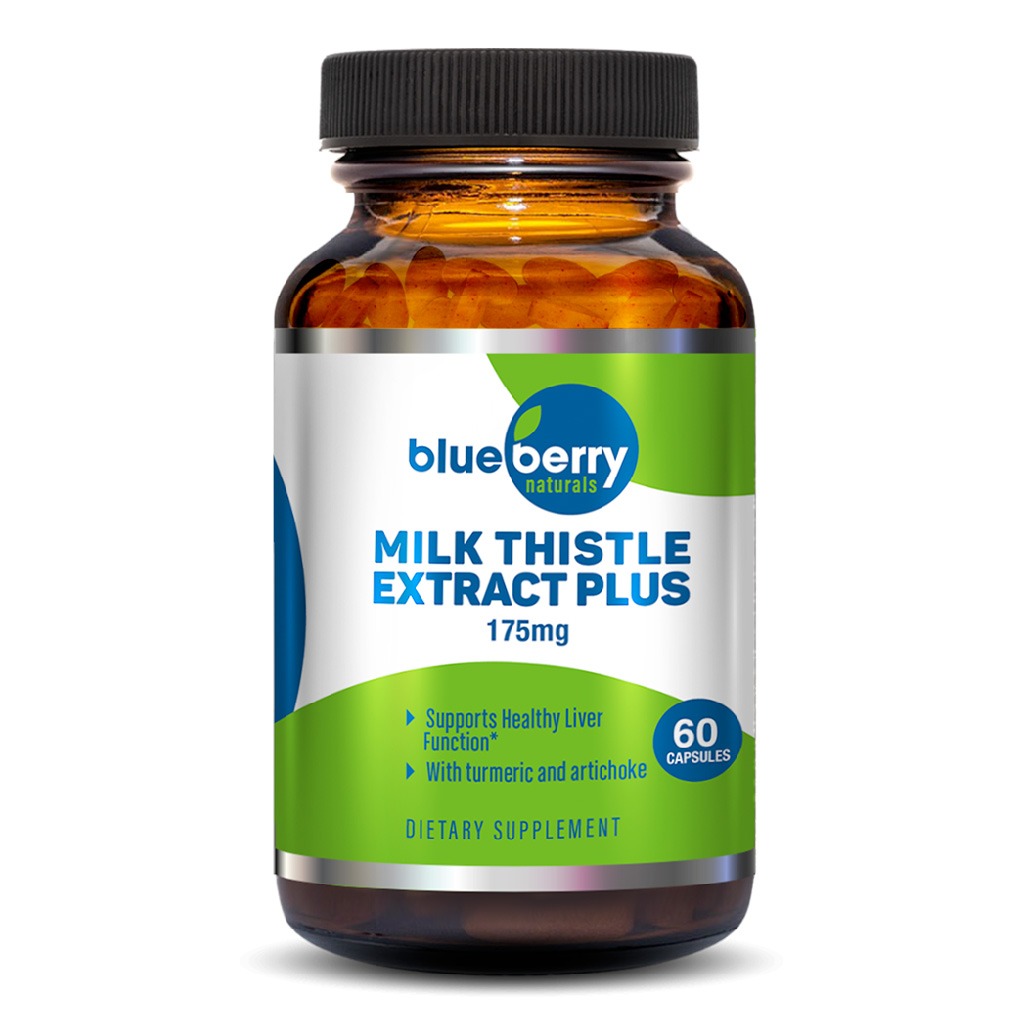 Blueberry Naturals Milk Thistle Extract Plus 175 mg Capsules 60's