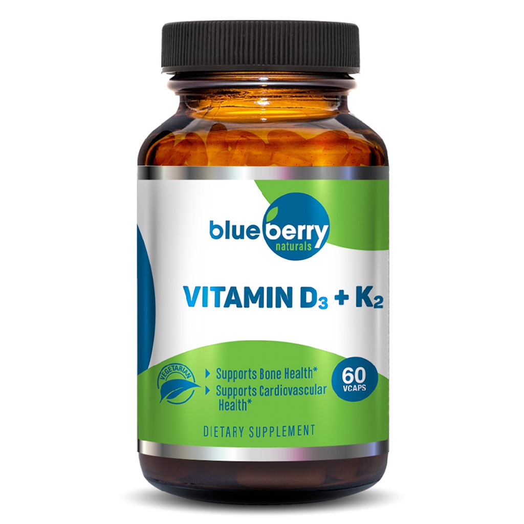 Blueberry Naturals Vitamin D3 + K2 Capsule 60's