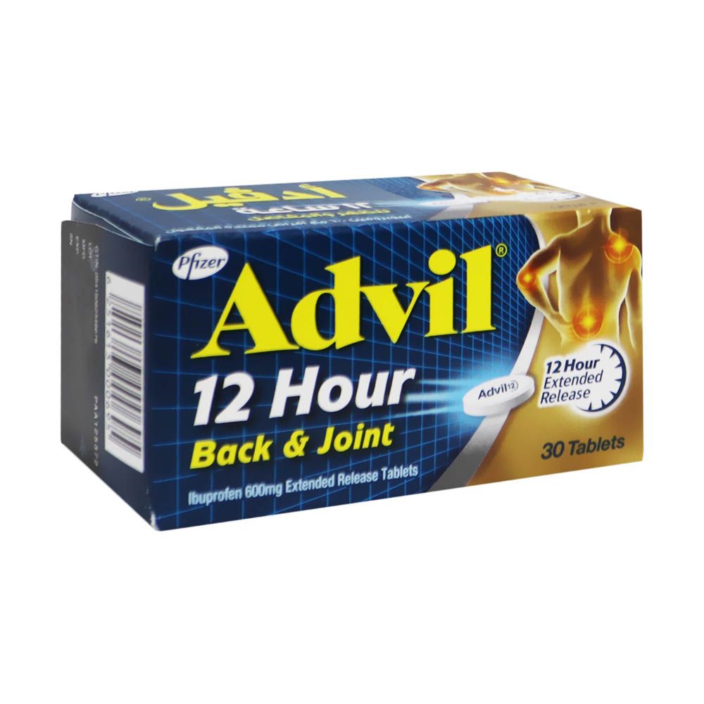 Advil 12 Hour Extended Release Tablets 30's