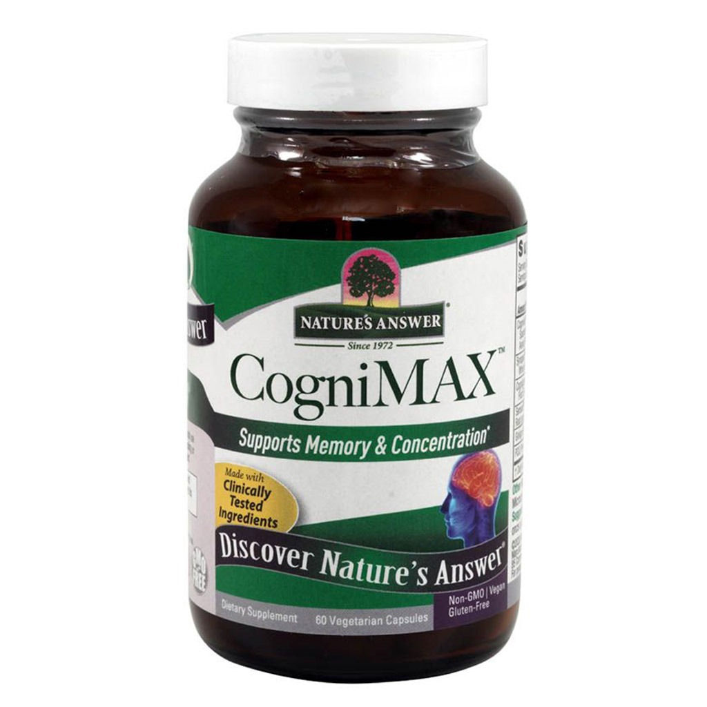 Nature's Answer Cognimax Vegetarian Capsules For Memory & Concentration, Pack of 60's