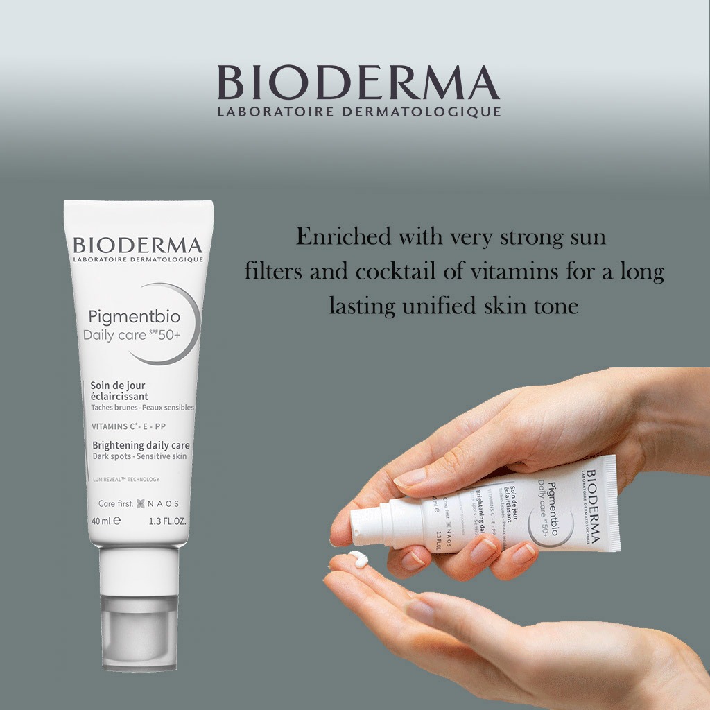 Bioderma Pigmentbio SPF50+ Dark Spot Brightening Daily Care Cream For Sensitive Skin 40 mL