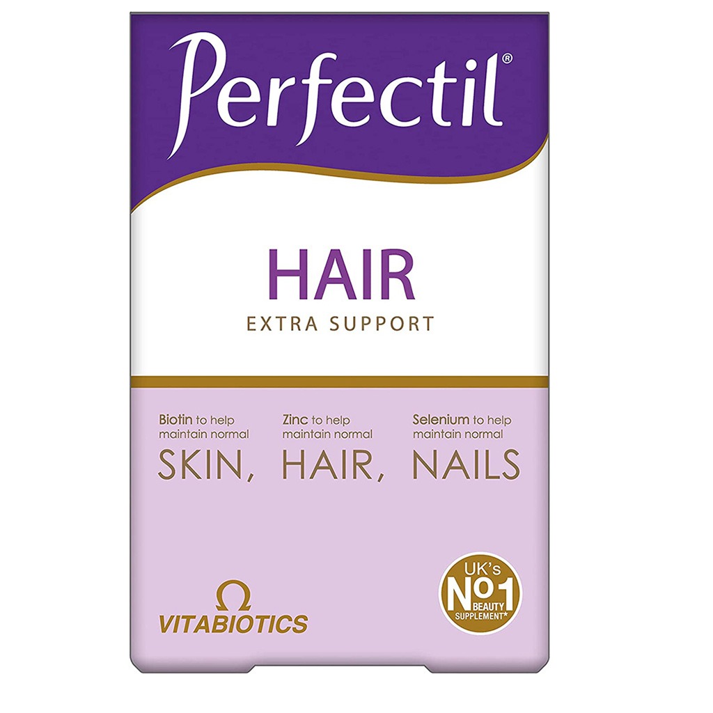 Vitabiotics Perfectil Extra Support Tablets For Hair, Skin & Nails, Pack of 60's