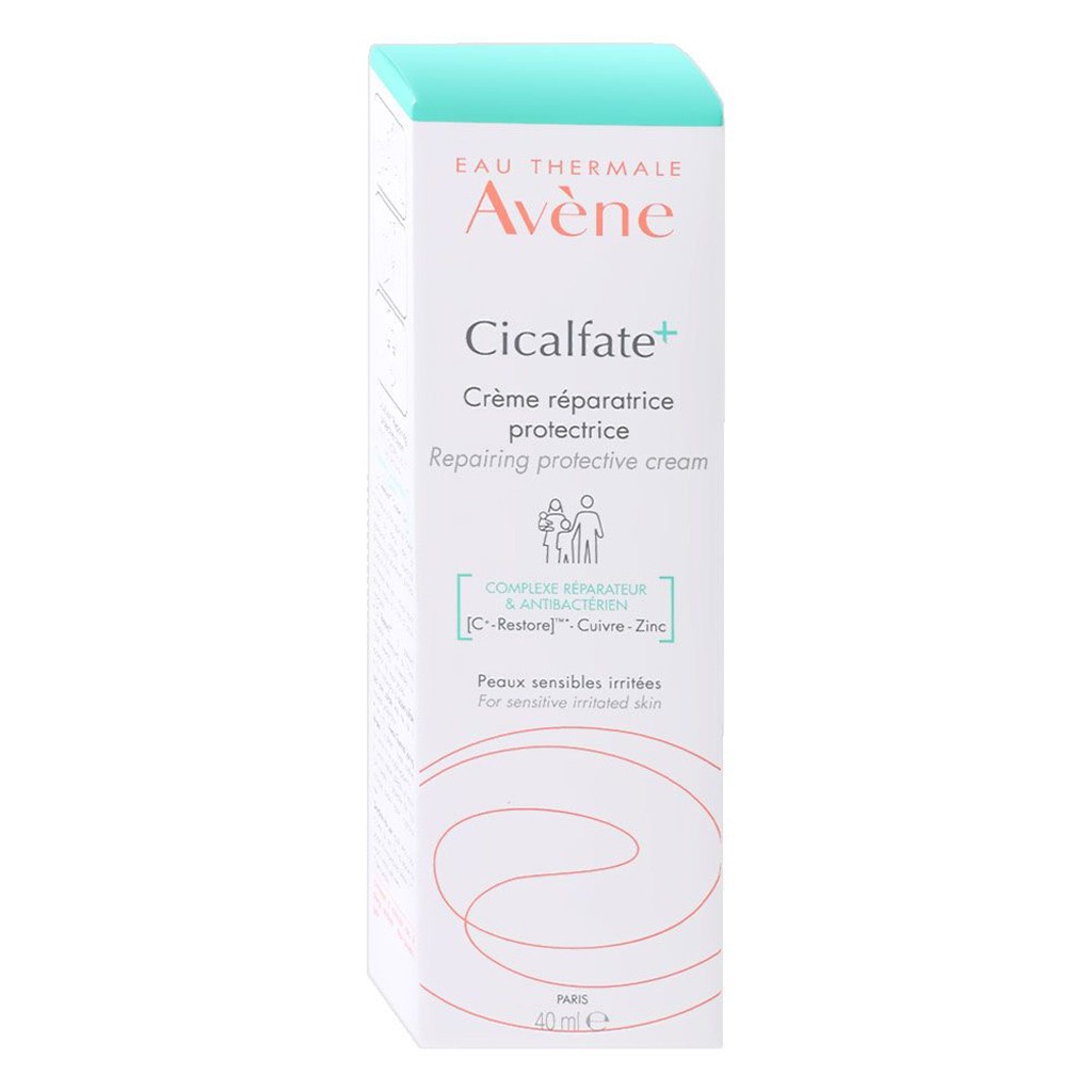 Avene Cicalfate+ Repairing Protective Cream For Sensitive Skin Prone To Irritation 40ml