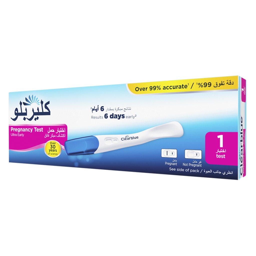 Clear Blue Ultra Early Pregnancy Test Kit 1's