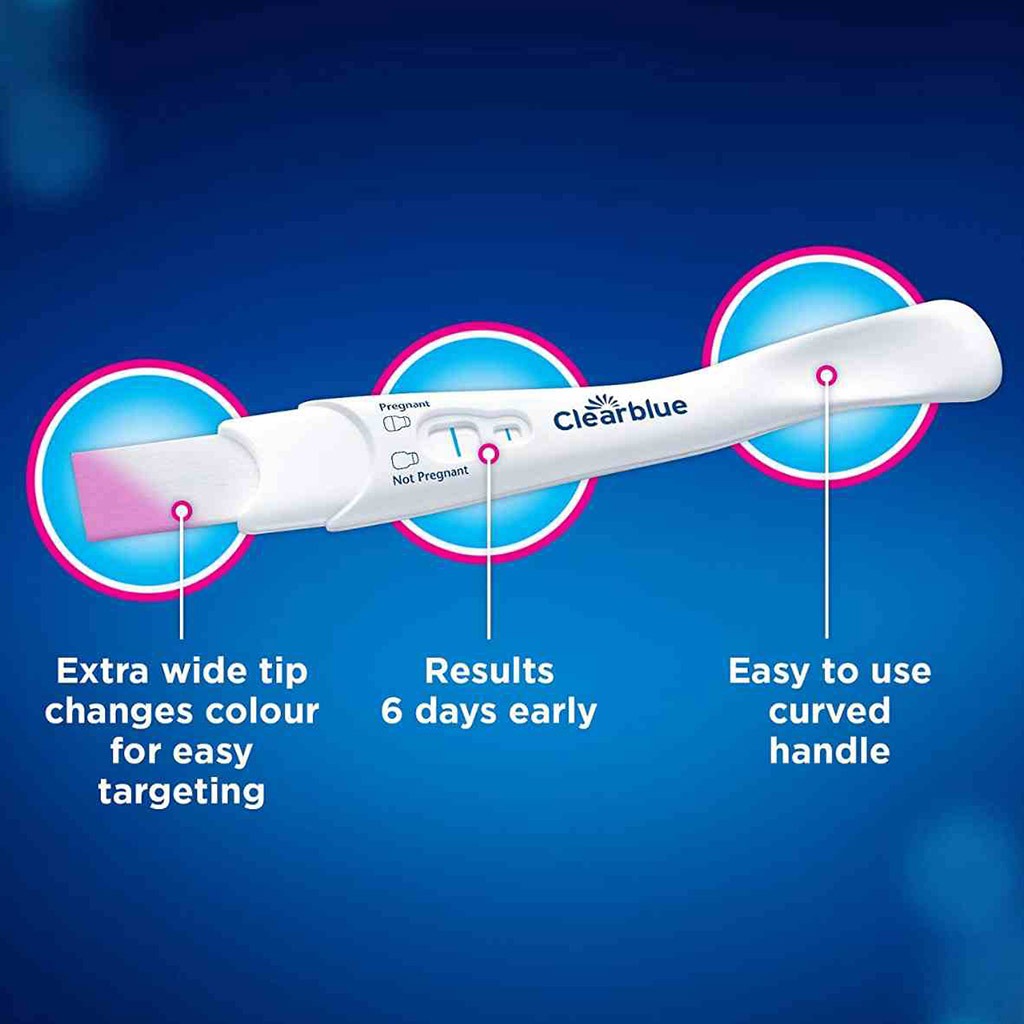 Clear Blue Ultra Early Pregnancy Test Kit 1's