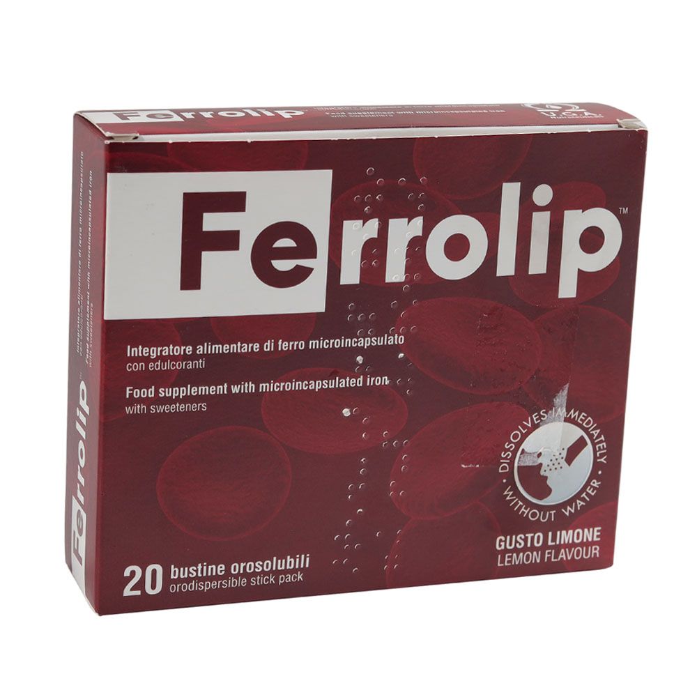 Ferrolip Orodispersible Stick Pack Powder 20's
