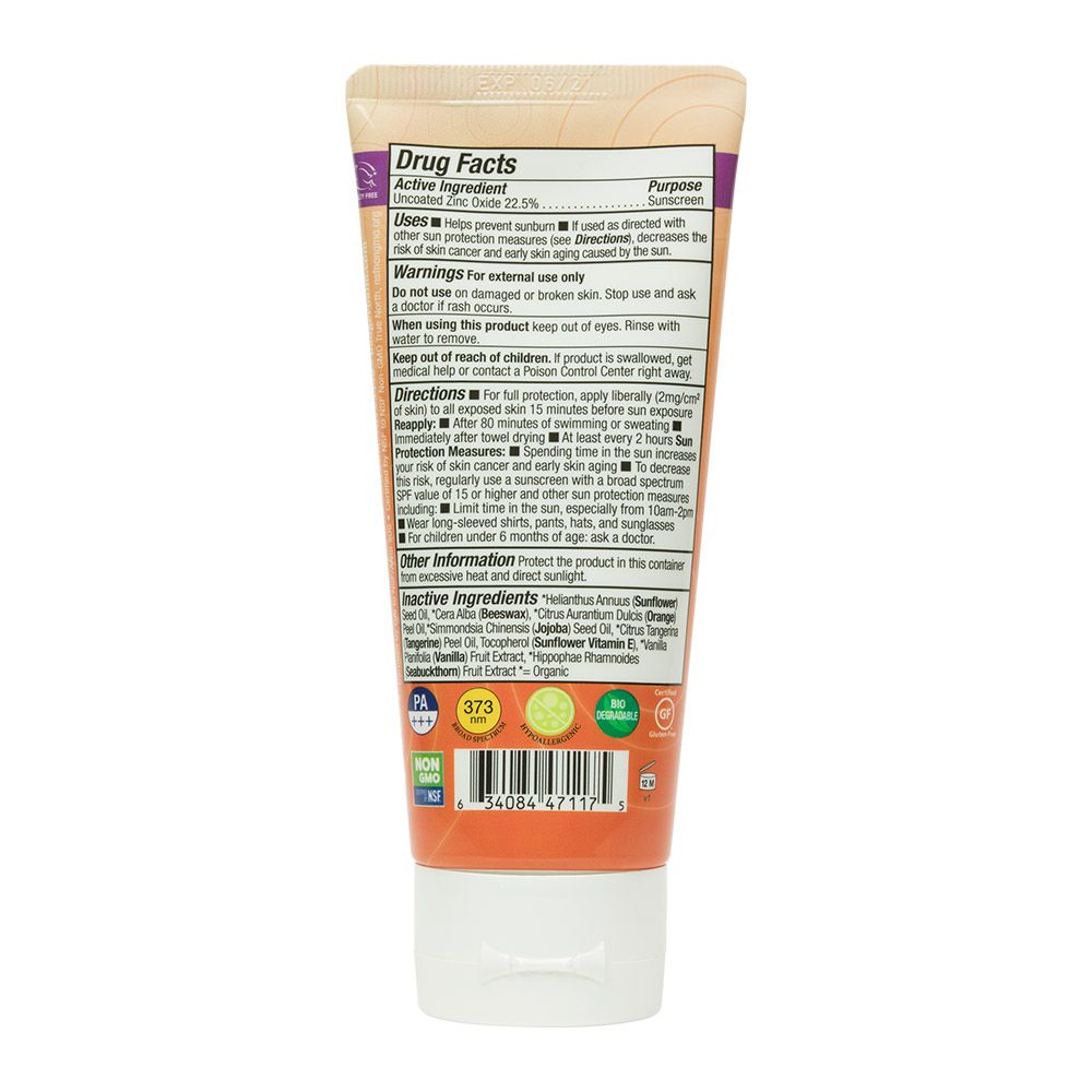 Badger Clear Sport Kids Clear Zinc Oxide SPF40 Natural Mineral Sunscreen Cream 87 mL