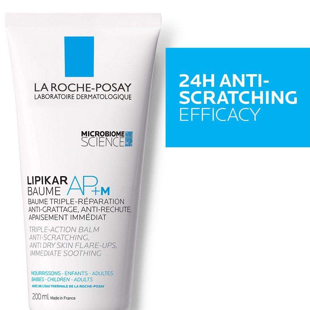 La Roche-Posay Lipikar Baume Ap+M Moisturizer For Atopic Eczema & Allergy-Prone Skin With Extreme Dryness 200ml