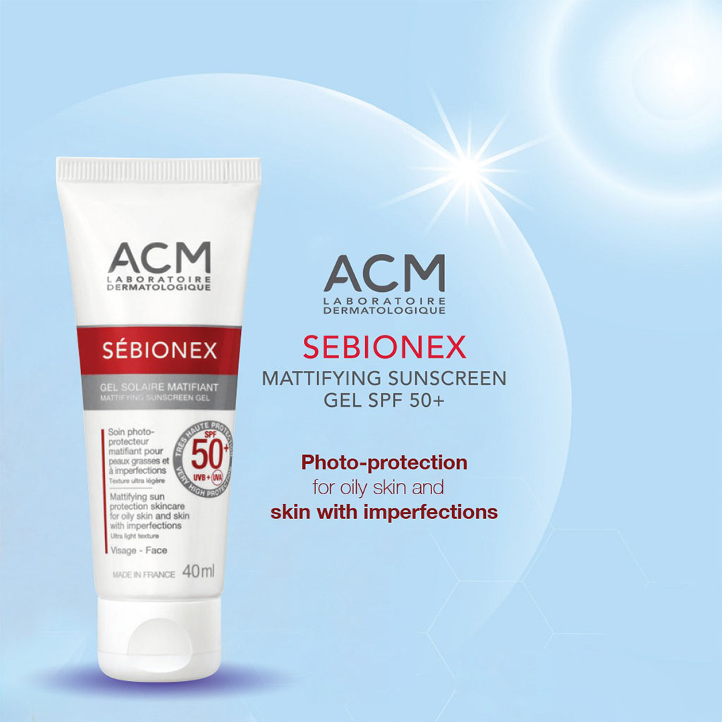 ACM Sebionex SPF50+ Mattifying Sunscreen Gel 40ml