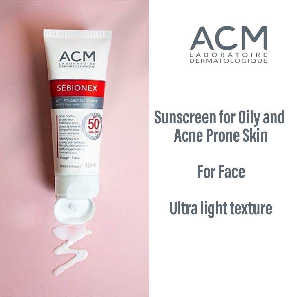 ACM Sebionex SPF50+ Mattifying Sunscreen Gel 40ml