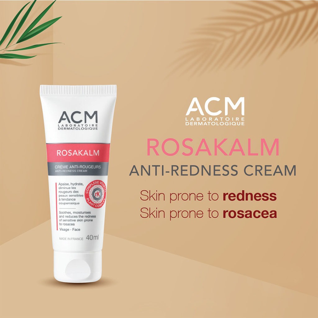 ACM Rosakalm Anti-Redness Cream For Reactive & Sensitive Skin 40ml