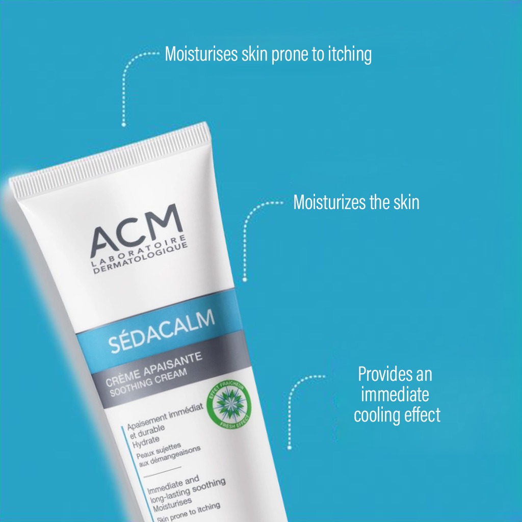 ACM Sedacalm Soothing Anti-itch Cream For Skin Prone To Itching 120ml