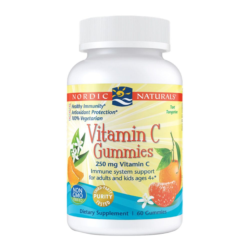 Nordic Naturals Kids and Adults Vitamin C 250 mg Gummies 60's
