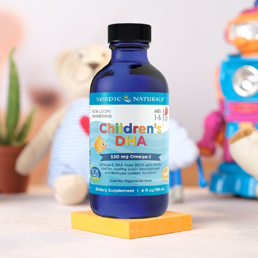 Nordic Naturals Children's DHA Omega 3 530 mg Syrup 119 mL