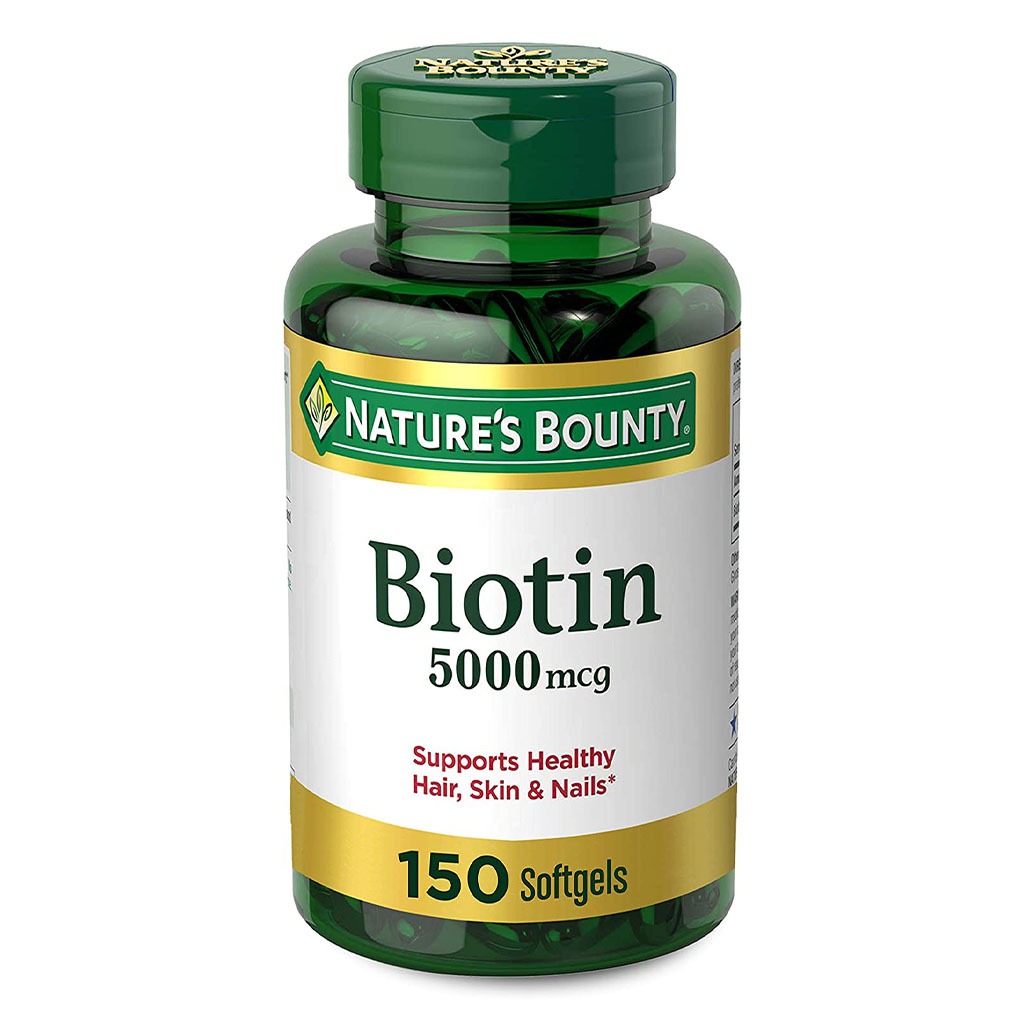 Nature's Bounty Biotin 5000 mcg Softgels 150's