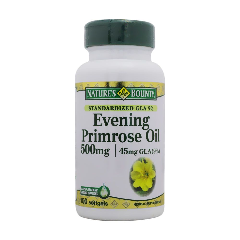 Nature's Bounty Evening Primrose Oil 500 mg Softgels 100's
