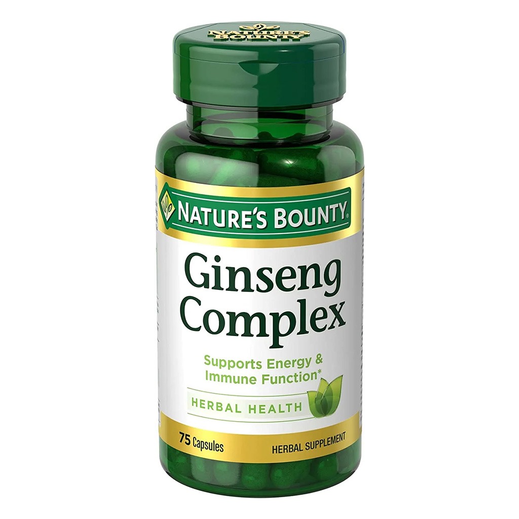 Nature's Bounty Ginseng Complex Capsules 75's