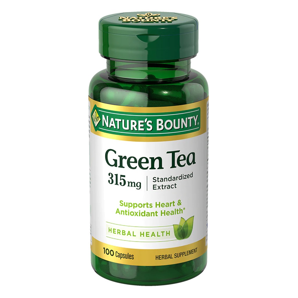 Nature's Bounty Green Tea 315 mg Standardized Extract Capsules 100's