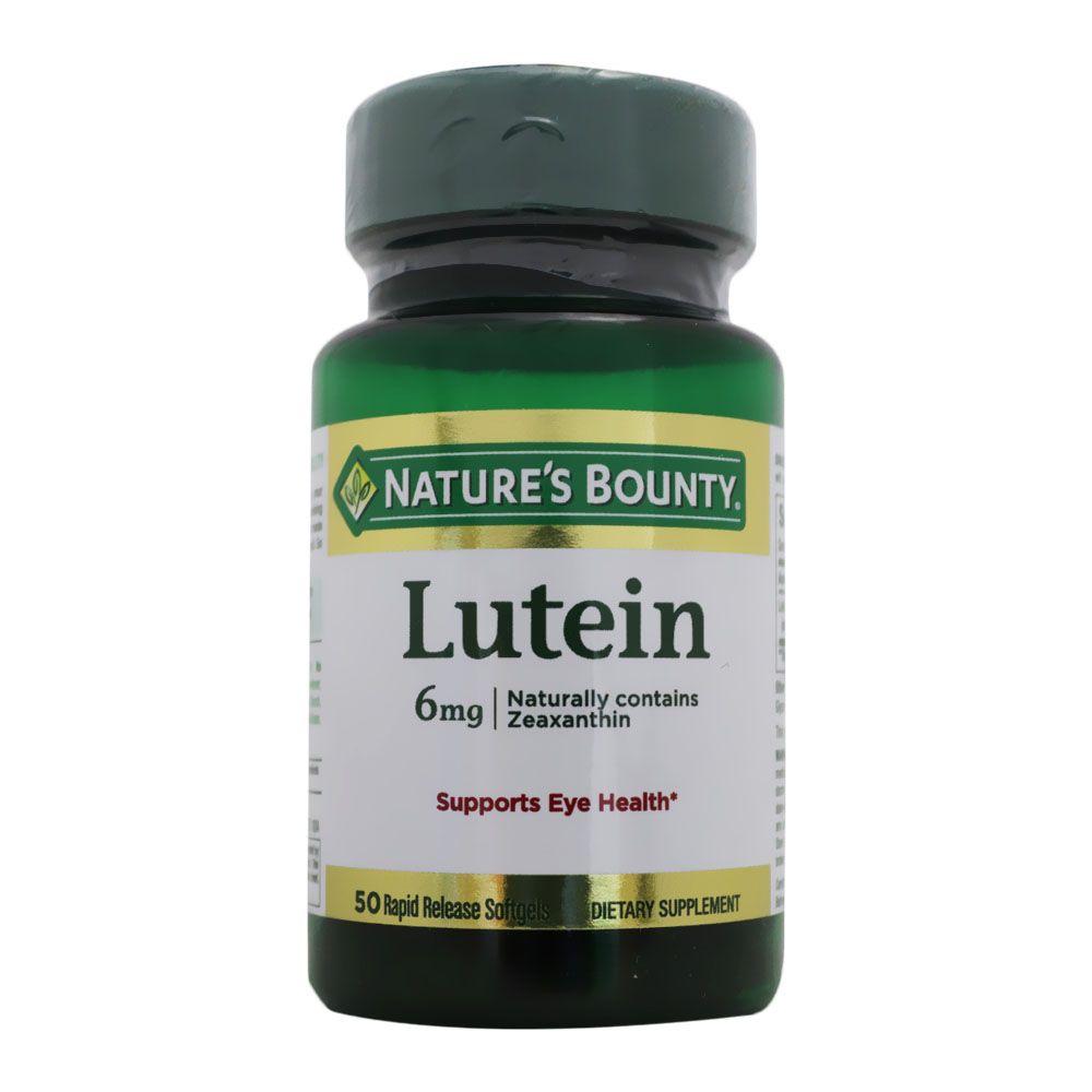 Nature's Bounty Lutein 6 mg Softgels 50's