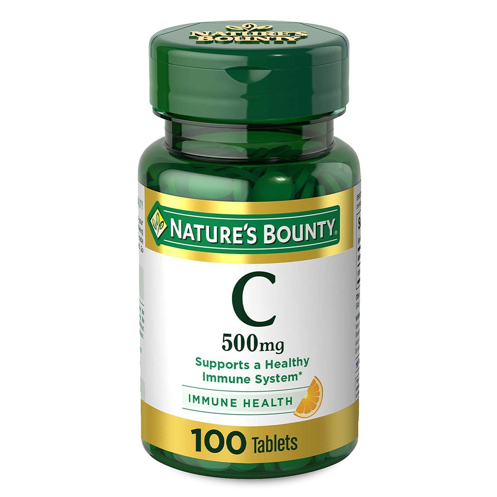 Nature's Bounty Vitamin C 500 mg Tablets 100's