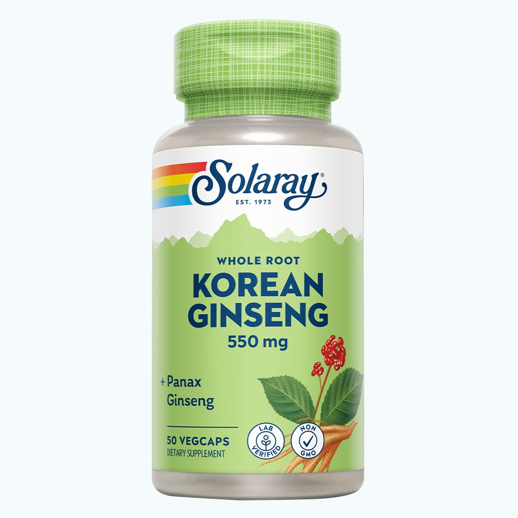 Solaray Korean Ginseng 550 mg VegCaps 50's