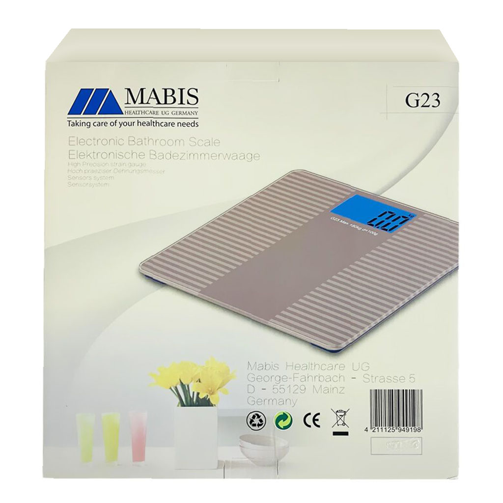 Mabis G23 Digital Bathroom Glass Scale
