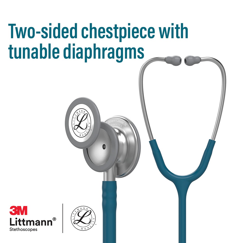 3M Littmann Classic III Stethoscope Caribbean Blue 5623