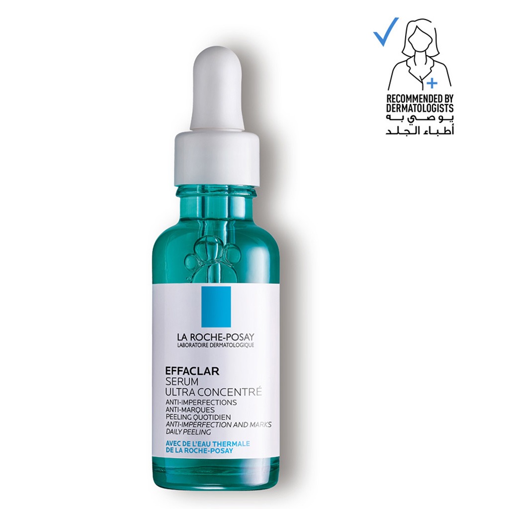 La Roche-Posay Effaclar Ultra Concentrated Anti-imperfection Serum With Salicylic Acid, Glycolic Acid & Niacinamide For Oily & Acne Prone Skin 30ml