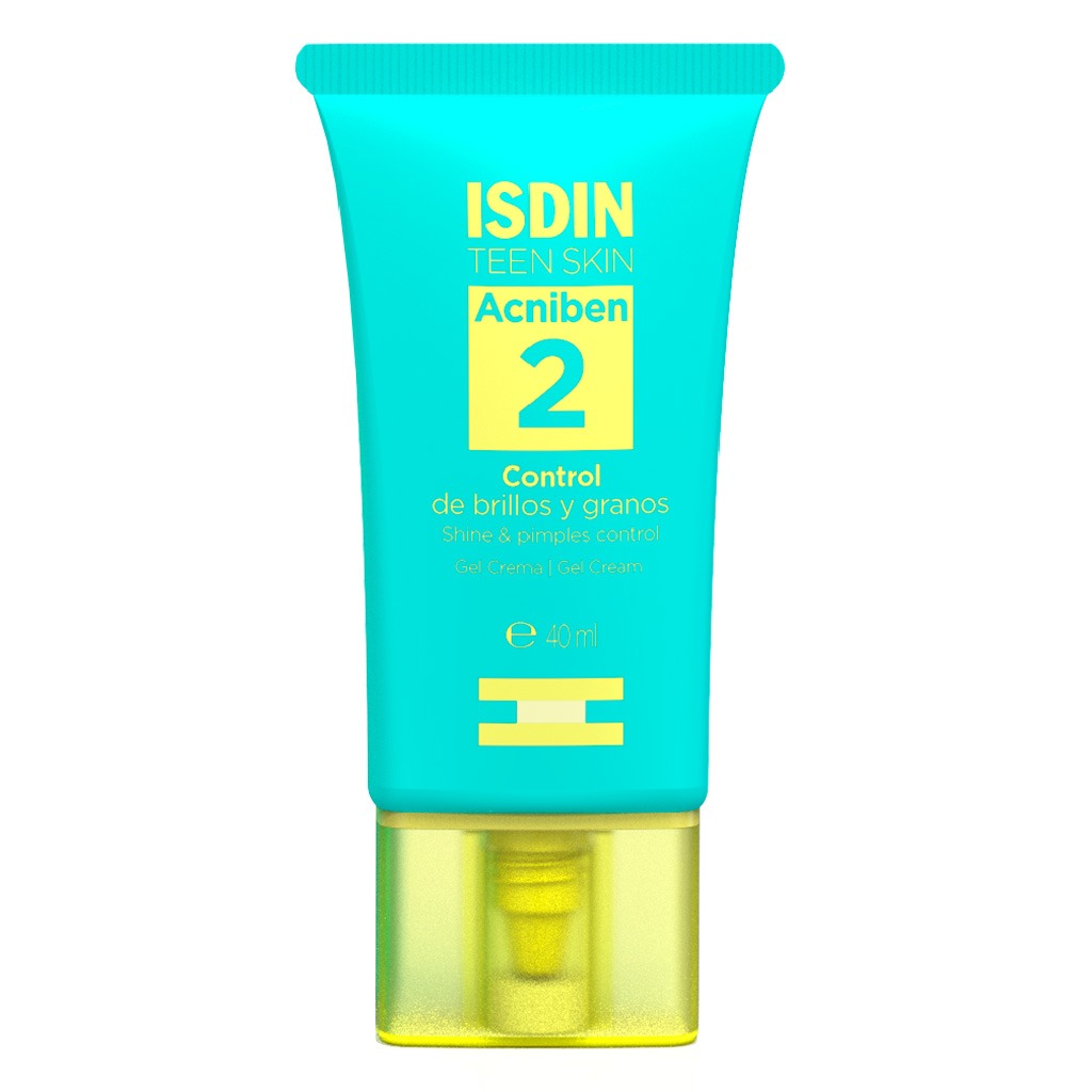 Isdin Teen Skin Acniben Shine And Pimples Control Gel Cream 40 mL