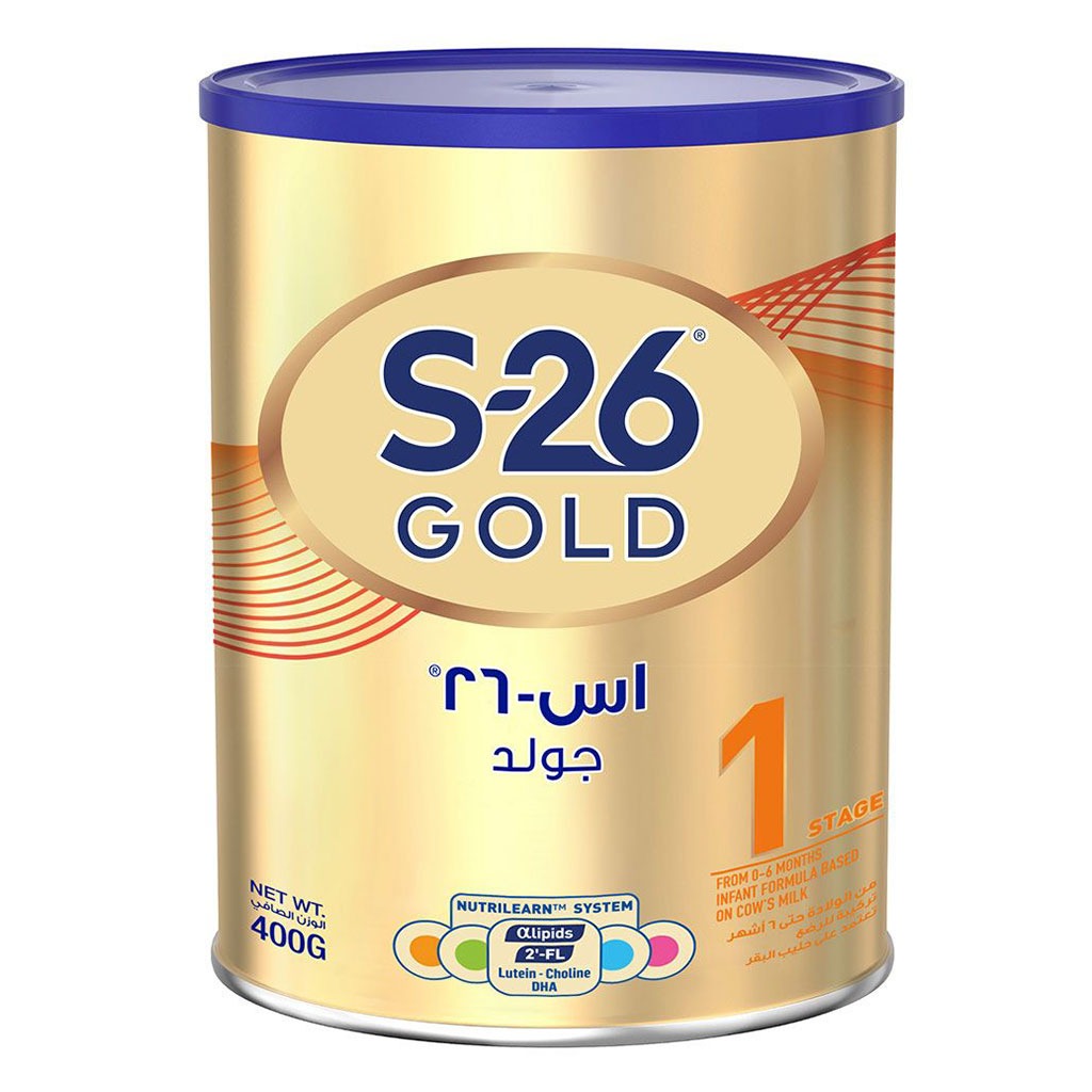 S-26 Gold Stage 1 0-6 Months Infant Milk Formula 400g