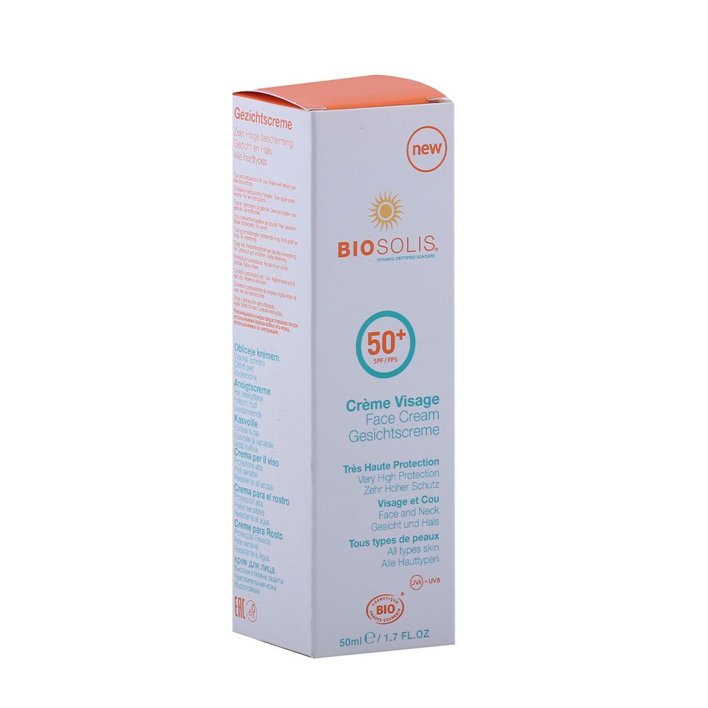 Biosolis Face Cream SPF50+ 50 mL