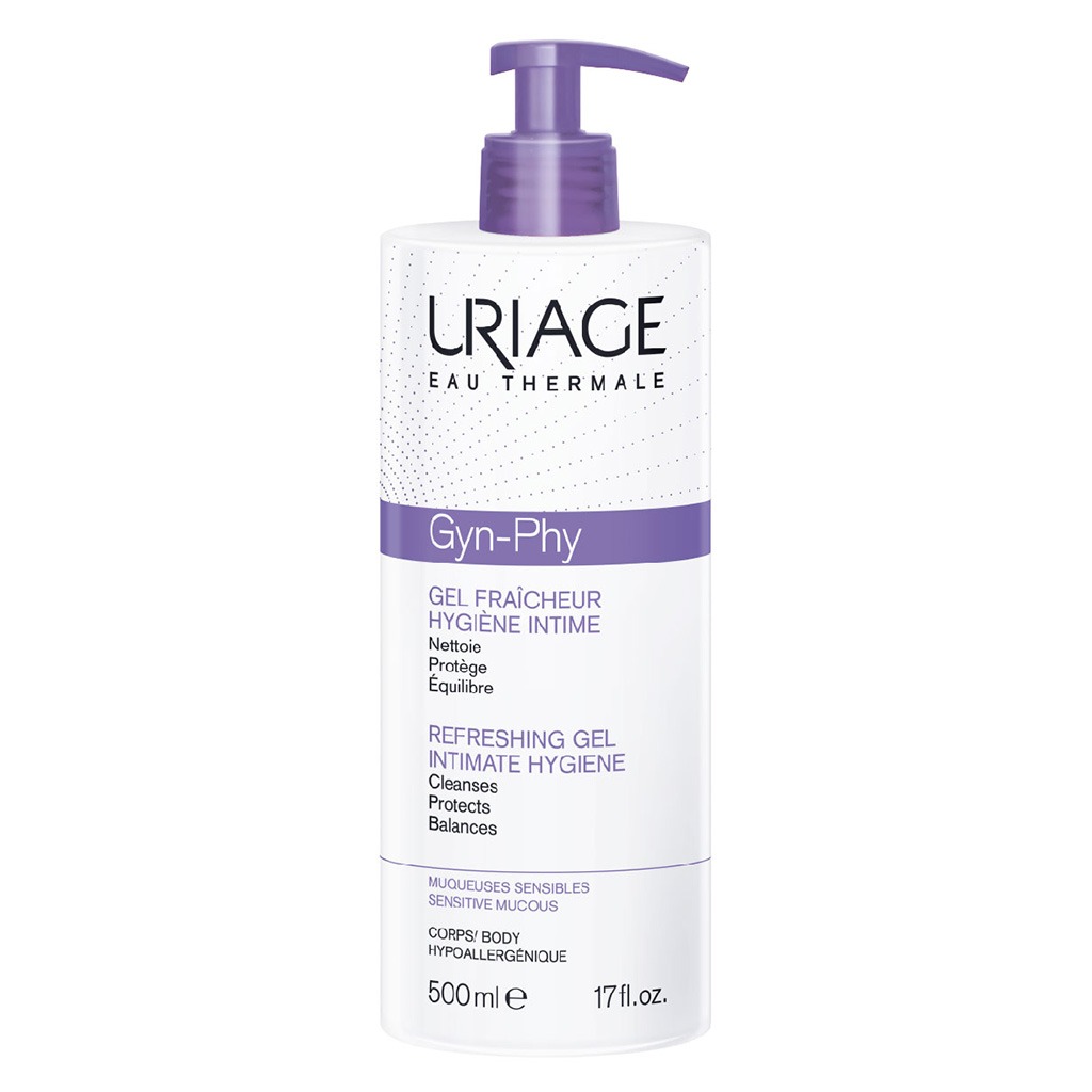 Uriage Gyn-Phy Refreshing Intimate Hygiene Protective Cleansing Gel 500 mL
