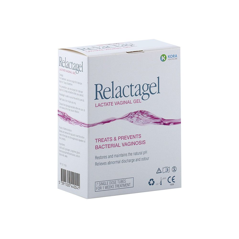 Relactagel Lactate Vaginal Gel Single Dose Tube 5 mL 7's