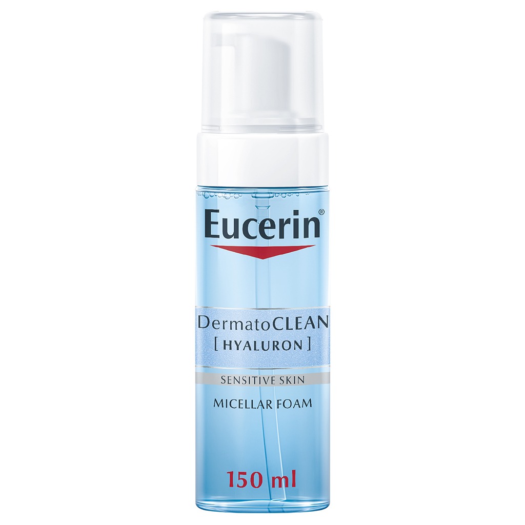 Eucerin Dermato Clean [HYALURON] Make up Removing Micellar Cleansing Foam 150ml