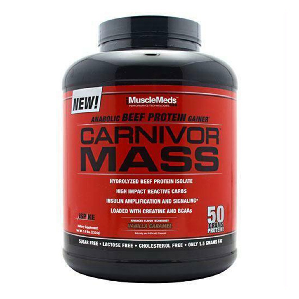 MuscleMeds® Carnivor Mass Powder Chocolate Peanut Butter 6 lb