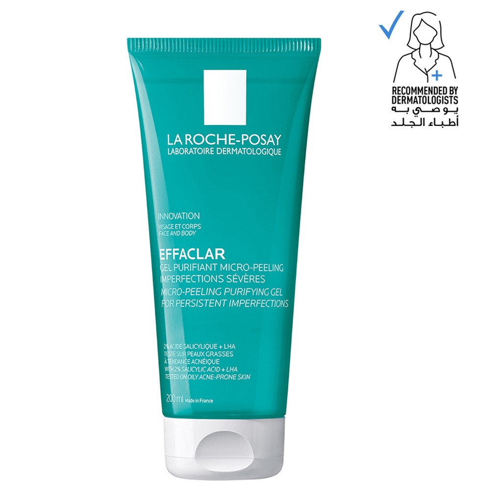 La Roche-Posay Effaclar Micro-Peeling Cleansing Gel With Salicylic Acid For Oily Skin 200ml