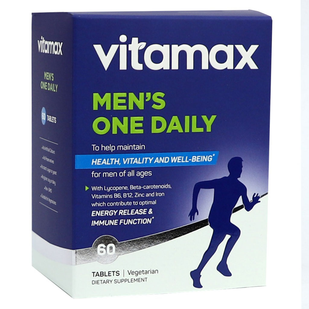 Vitamax Men's One Daily Tablets For Health, Vitality & Wellbeing, Pack of 60's